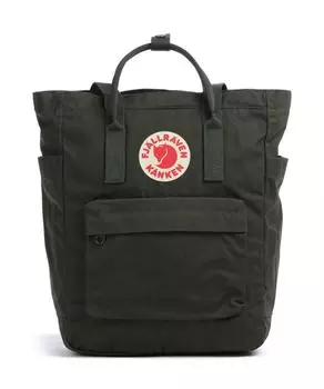 Сумка-Шоппер Knken totepack из органического хлопка переработанного полиэстера Fjllrven, хаки
