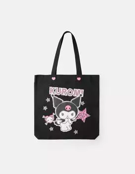 Сумка-Шоппер kuromi Bershka, черный