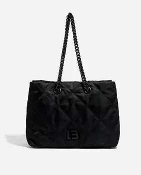 Сумка-шоппер L черная Bimba y Lola, черный