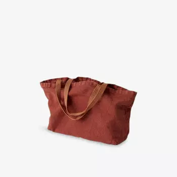 Сумка-шоппер льняная Charvet Doudou, коричневый