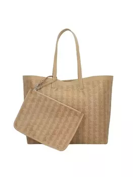 Сумка-шоппер Lacoste 34 cm, цвет mono viennois chipmunk