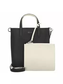 Сумка-шоппер Lacoste Anna vertical 29 cm, цвет noir farine