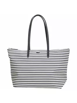Сумка-шоппер Lacoste L1212 15 35 cm, цвет stripes marine farine