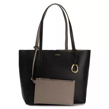 Сумка-шоппер Lauren Ralph Lauren RvrsbleTote, темно коричневый