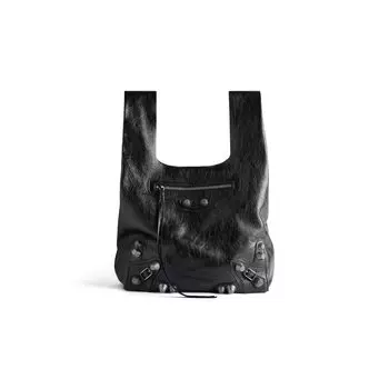 Сумка-шоппер Le Cagole BALENCIAGA, черный