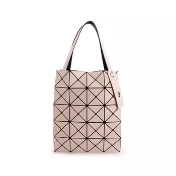 Сумка-шоппер Lucent Boxy Nylon Small Square Bag, сумка-шоппер, женская, молочный чай ISSEY MIYAKE