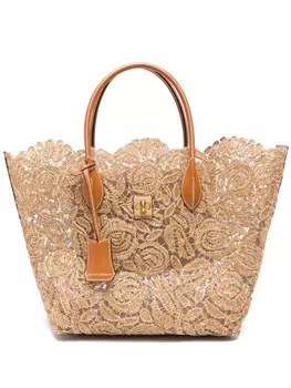 Сумка-шоппер Maggie среднего размера Ermanno Scervino, нейтральный