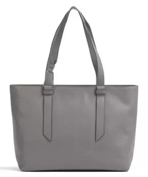 Сумка-Шоппер Malory из зернистой яловой кожи. Coccinelle, серый