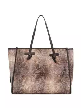 Сумка-шоппер Marcella с кожаной отделкой GIANNI CHIARINI, коричневый