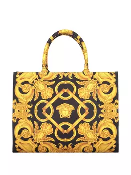 Сумка-шоппер Medusa Barocco Versace, черный