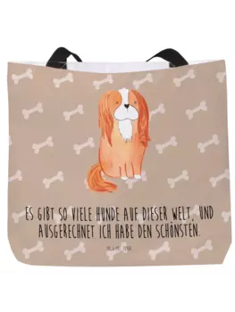 Сумка-шоппер Mr & Mrs Panda Hund Cavalier King Charles Spaniel, цвет hundeglck