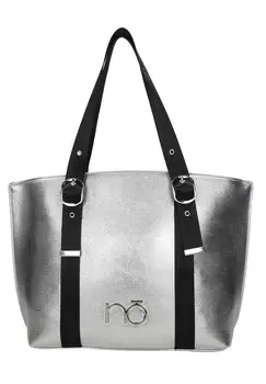Сумка шоппер Nobo Bags Shiny, цвет silver coloured