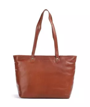 Сумка-Шоппер novum astano 14 из зерненой кожи The Chesterfield Brand, коричневый