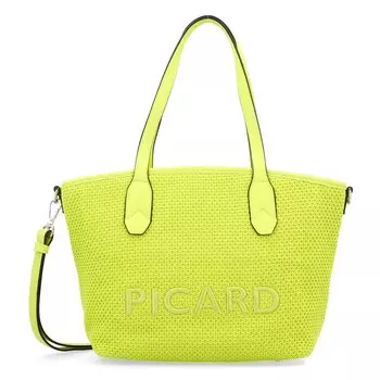 Сумка шоппер PICARD Knitwork Tasche 38см, лаймовый