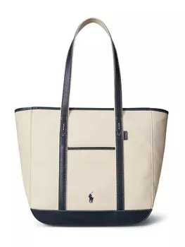Сумка-шоппер Polo Ralph Lauren, экрю