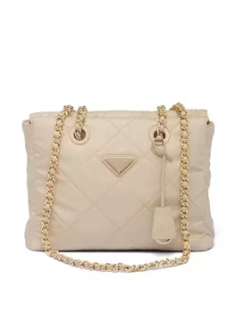 Сумка-шоппер Prada Re-Edition 1995 года, нейтральный цвет