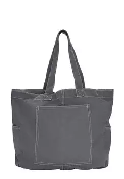 Сумка SHOPPER PULL&BEAR, цвет grey