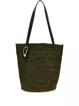 Сумка-шоппер Rabanne Cabas, зеленый