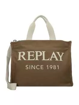 Сумка шоппер Replay, коричневый