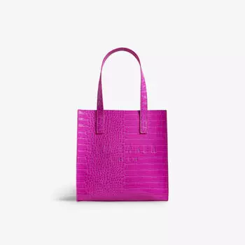 Сумка-шоппер Reptcon из искусственной кожи Ted Baker, розовый