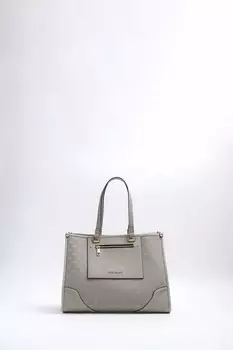 Сумка-Шоппер Rir с карманом River Island, серый