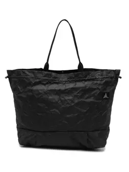 Сумка-шоппер ROA с мятой отделкой, черный
