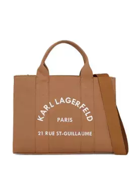 Сумка-шоппер Rue St-Guillaume среднего размера KARL LAGERFELD, коричневый