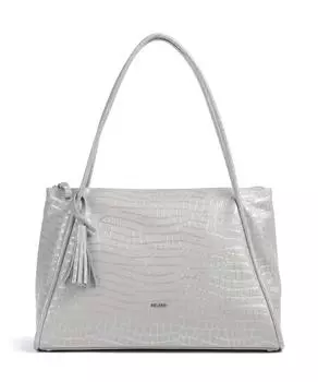 Сумка-Шоппер «Русалка» из тисненой коровьей кожи Picard, серый