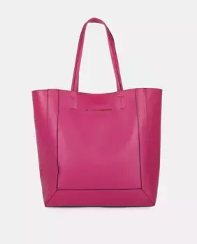 Сумка-шоппер с эффектом кожи Lola Casademunt, фуксия