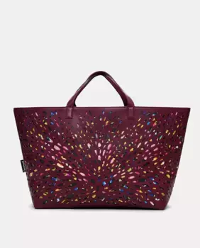 Сумка-шоппер с эффектом высечки Desigual, мультиколор