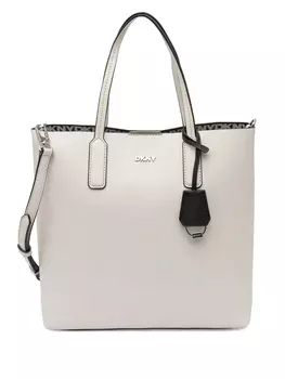 Сумка-шоппер с аппликацией логотипа DKNY, нейтральный