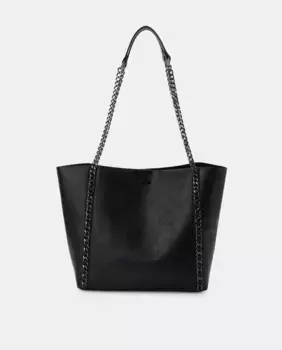 Сумка-шоппер с цепочкой Green Coast, черный