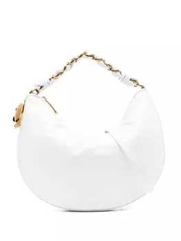 Сумка-шоппер с цветочной аппликацией Genny, белый