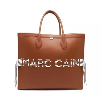Сумка-Шоппер с добавлением кожи Marc Cain, коричневый