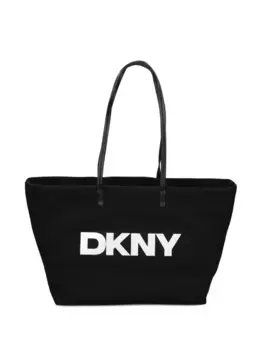 Сумка-шоппер с логотипом DKNY, черный