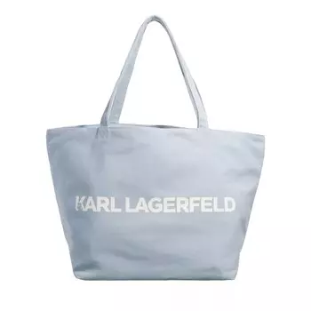 Сумка шоппер с логотипом k essential arctic Karl Lagerfeld, синий