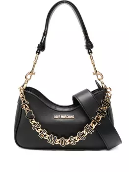 Сумка-шоппер с логотипом Love Moschino, черный