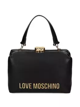 Сумка-шоппер с логотипом Love Moschino, черный