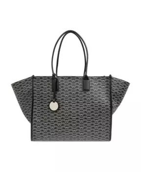 Сумка Шоппер с монограммой Emporio Armani, черный