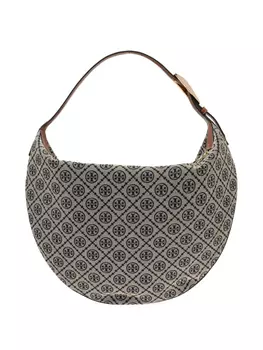 Сумка-шоппер с монограммой T Balloon Tory Burch, нейтральный
