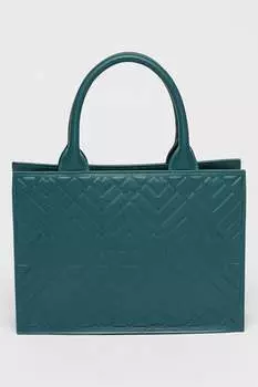Сумка-Шоппер с рельефным узором Pierre Cardin, зеленый