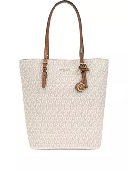 Сумка-шоппер с узором Lgo Michael Michael Kors, нейтральный