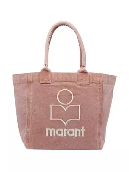 Сумка-шоппер с вышитым логотипом Yenky ISABEL MARANT, розовый