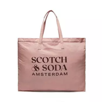 Сумка-шоппер Scotch & Soda Foldable, розовый