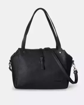 Сумка-шоппер со съемной регулируемой ручкой Torrens, черный