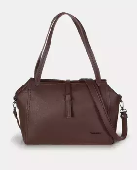 Сумка-шоппер со съемной регулируемой ручкой Torrens, темно-коричневый