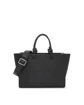 Сумка-шоппер среднего размера Amaya La Rue с фирменной символикой Tous, черный