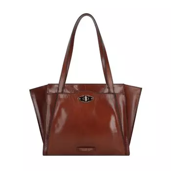 Сумка шоппер The Bridge Barbara Tasche Leder 42см, цвет marrone