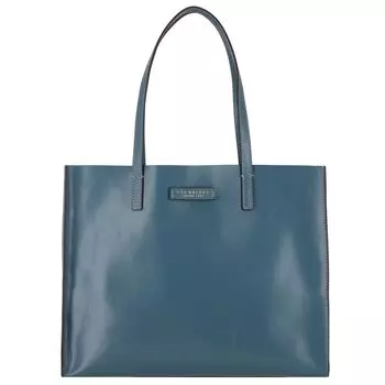 Сумка шоппер The Bridge Mirra Tasche Leder 37см, цвет sky