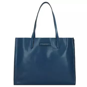 Сумка шоппер The Bridge Mirra Tasche Leder 37см, цвет jeans